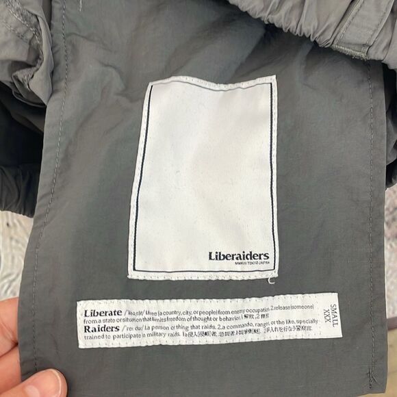 Liberaiders LR NYLON SHORTS Gray size Small Men’s - Picture 6 of 11